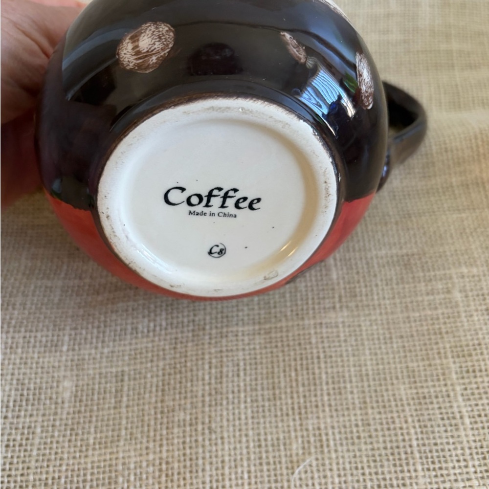 Mocha Ceramic Creamer and Sugar Set - Picture 5 of 5